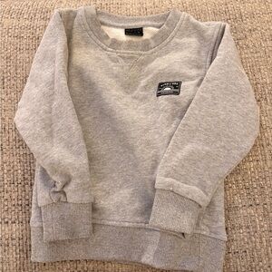 Gray binky bro pullover crewneck sweatshirt toddler size 18-24 months